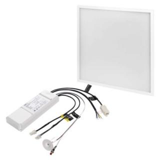 LED panel 60×60, štvorcový vstavaný biely, 40W neutr. biela, Emergency