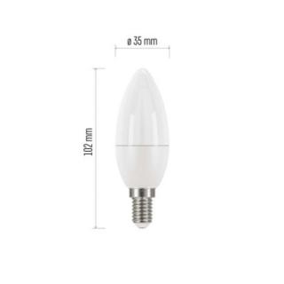 LED žiarovka Classic Candle 5W E14 studená biela