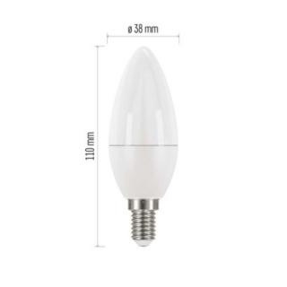 LED žiarovka Classic Candle 7,3W E14 teplá biela