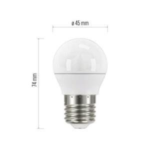 LED žiarovka Classic Mini Globe 5W E27 studená biela