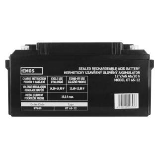 Maintenance-free lead acid battery 12 V/65 Ah M8
