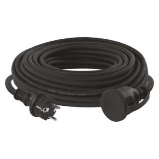 Predlžovací kábel gumový – spojka, 20m, 3× 1,5mm2