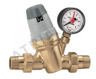 Pressure reducing valve - with fitting and pressure gauge - 2  MM  IVAR.5350