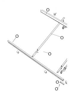 Roof fixing module for vertical frame collectors IVAR.SOLAR-sloping tile; for 2 collectors  IVAR.IVS ST