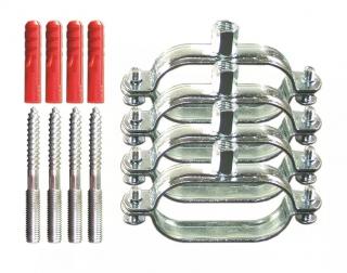 Socket set - for pipe IVAR.SOLAR INOX - 2x dia. 16; set  IVAR.ISISET