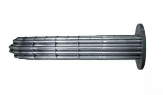 Stainless steel heating insert  U  for IVAR.TANKS storage tanks - flange diameter 290mm; L=440mm; exchanger 0,75m2  IVAR.FT075