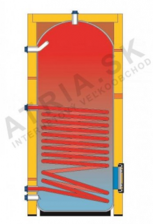 Storage water heater - with one integrated heat exchanger - 196l  IVAR.EURO WW 200