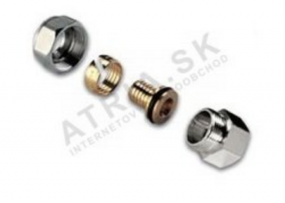 Zverné šróbenie so vsuvkou - vnútorný závit, 1/2" F x 17 x 2, PEX  IVAR.RR 4613 N SET