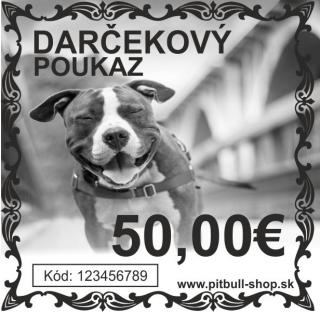 Darčeková poukážka 50€