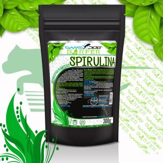 Game DOG BARFER Spirulina 300g (Prírodný komplex vitamínov a minerálov. Posilňuje imunitu. Zlepšuje stav pokožky a srsti. Detoxikuje organizmus. Podporuje obehový systém. Zlepšuje regeneráciu po tréningu)
