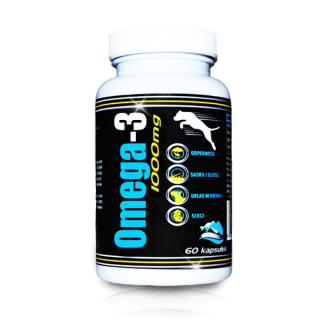 Game DOG Omega 3 - 60 kapsúl (Posilňuje imunitný systém. Podporuje srdcovú činnosť a riadne fungovanie kardiovaskulárneho systému. Zlepšuje stav kože a srsti. Urýchľuje zotavenie po cvičení. Má protizápalové a analgetické účinky. Spomaľuje vedenie degener