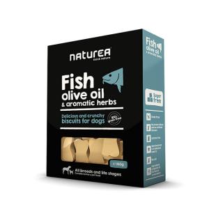 Odmena pre psy, Naturea Keksíky - Ryba, olivový olej a bylinky