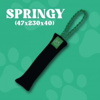 Pešek OG SPRINGY 23x4,7cm (Malý pešek SPRINGY s elastickou rukoväťou má rozmery 47 mm na šírku, 230 mm na výšku a 40 mm na hrúbku. Dĺžka rukoväte je 150 mm a šírka 12 mm.)