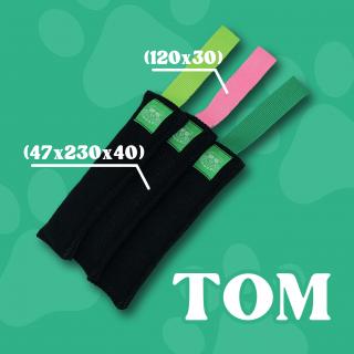 Pešek OG TOM 23x4,7cm (Malý pešek TOM má rozmery 47 mm na šírku, 230 mm na výšku a 40 mm hrúbku. Jeho rúčka má dĺžku 120 mm a šírku 30 mm.)