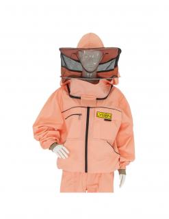 Košeľa s odnímateľným klobúkom lososová Color Line Veľkosť: XXXL