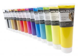 Akrylová farba Creall MOLENAER - 250 ml - rôzne farby