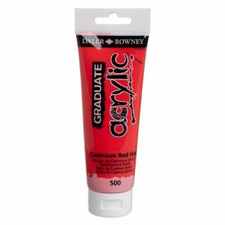 Akrylová farba D&R Graduate - Cadmium Red Hue 500 - 120 ml