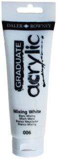 Akrylová farba D&R Graduate - Mixing White 006 - 120 ml