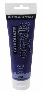 Akrylová farba D&R Graduate - Violet 450 - 120 ml