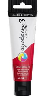 Akrylová farba D&R System3 - Cadmium Red Deep Hue 504 - 59 ml