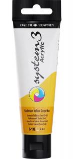 Akrylová farba D&R System3 - Cadmium Yellow Deep Hue 618 - 59 ml