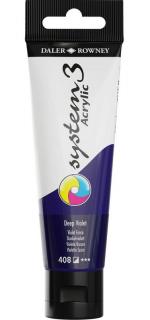 Akrylová farba D&R System3 - Deep Violet 408 - 59 ml