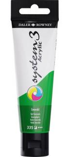 Akrylová farba D&R System3 - Emerald 335 - 59 ml