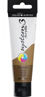 Akrylová farba D&R System3 - Rich Gold Imit 707 - 59 ml