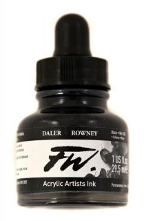 Akrylový Tuš DALER ROWNEY - 028 Black India - 29,5 ml