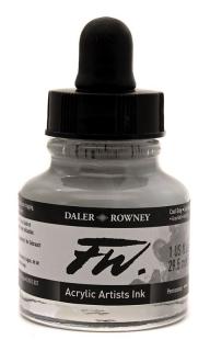 Akrylový Tuš DALER ROWNEY - 053 Cool Grey - 29,5 ml