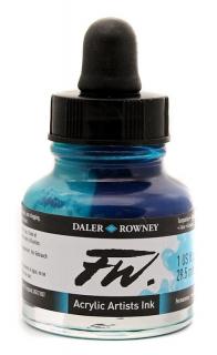 Akrylový Tuš DALER ROWNEY - 145 Turquoise - 29,5 ml