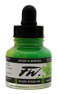 Akrylový Tuš DALER ROWNEY - 348 Light Green - 29,5 ml