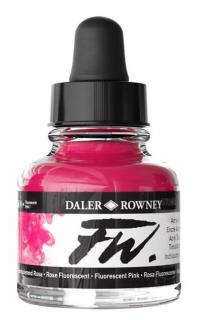 Akrylový Tuš DALER ROWNEY - 538 Fluorescent Pink - 29,5 ml