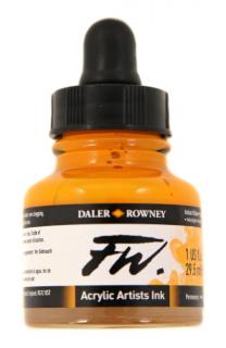 Akrylový Tuš DALER ROWNEY - 643 Indian Yellow - 29,5 ml