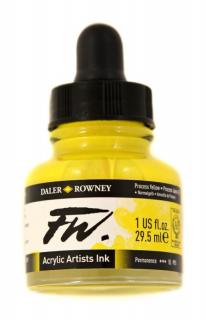 Akrylový Tuš DALER ROWNEY - 675 Process Yellow - 29,5 ml