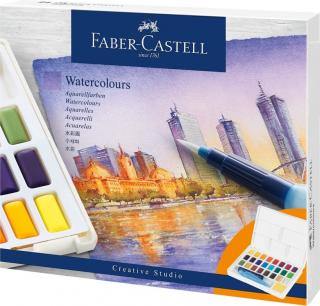 Akvarelové farby FABER-CASTELL - Creative Studio - sady rôznych veľkostí
