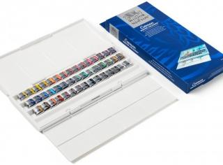 Akvarelové farby Winsor&Newton Cotman - sada 45 farieb