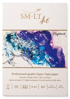 Akvarelový blok SM·LT Art - Super Yupo paper - A5 - 200 g/m2 - 10 listov