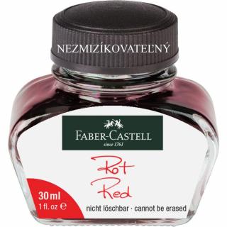 Atrament Faber-Castell - 30 ml - červený