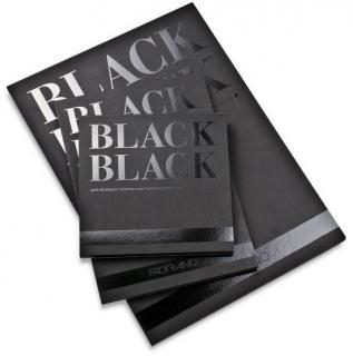 Čierny blok FABRIANO Black Black - 300 g/m2 - 20 listov - rôzne rozmery