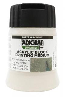 Daler-Rowney Adigraf System3 Acrylic Block Printing Medium - 250 ml