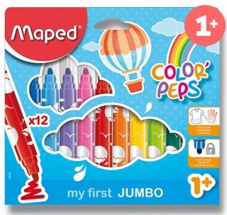 Detské fixky Maped Color'Peps Early Age Jumbo - 12 farieb