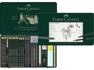 Faber-Castell Pitt Graphite - sada 26 ks - plechová krabička