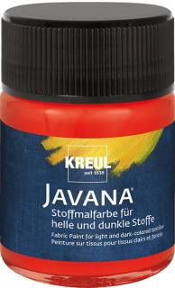 Farba na textil KREUL Javana - 91963 Red - 50 ml