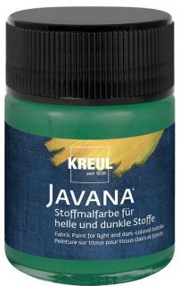 Farba na textil KREUL Javana - 91965 Tmavozelená - 50 ml