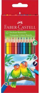 Farbičky FABER-CASTELL ECO Triangular standard - sada 12 farieb