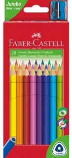 Farbičky FABER-CASTELL Jumbo - sada 20 farieb