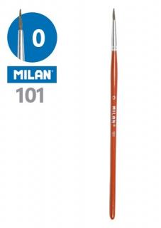 Guľatý štetec MILAN - 101 - č. 0