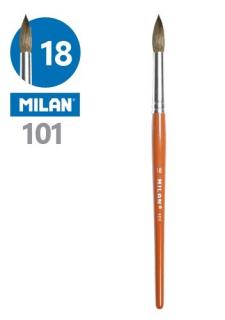 Guľatý štetec MILAN - 101 - č. 18