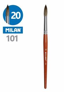 Guľatý štetec MILAN - 101 - č. 20